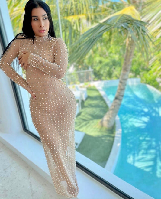 Coral dress